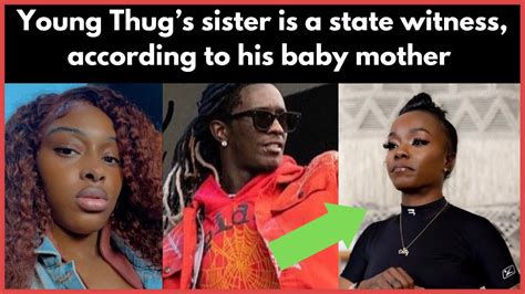 young thug daughter - young thug's baby mama.